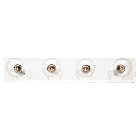 Brightbomb Four Light Indoor Bath Bar, Mirror BR2689906